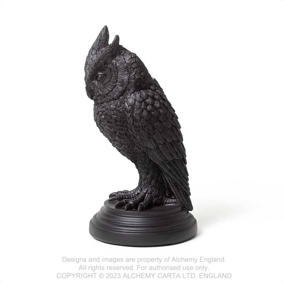 Alchemy Owl Of Astrontiel Candlestick Holder