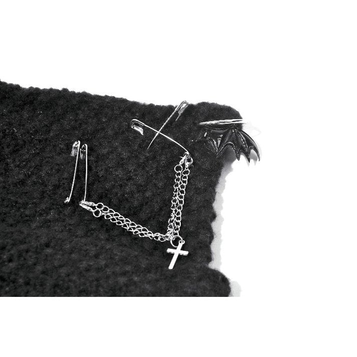 Dark In Love Mina Punk Metal Knit Hat