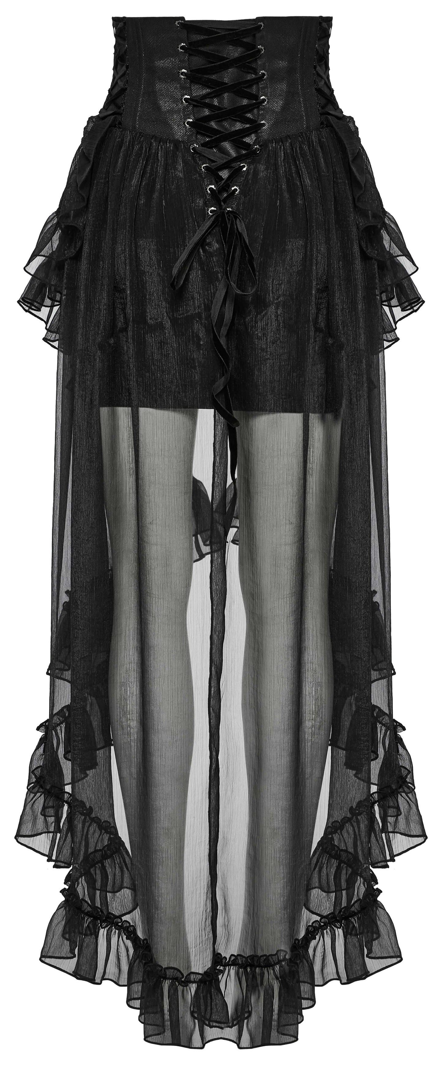 Punk Rave Dila Romantic Chiffon Skirt