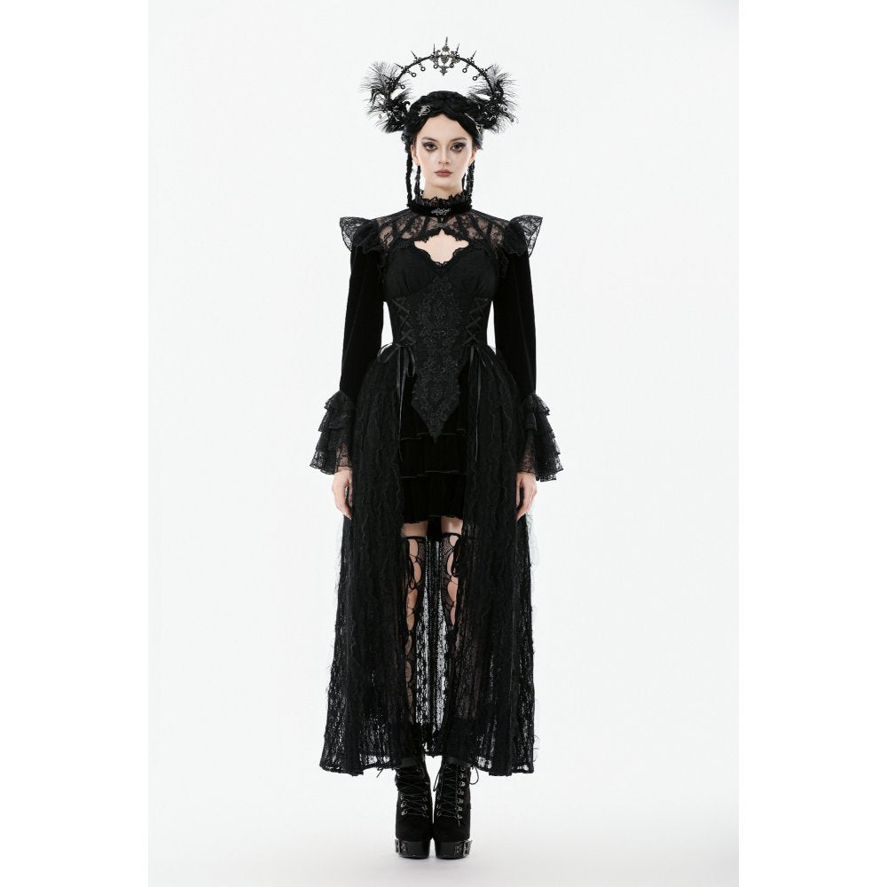 Dark in Love Erzebeth Lace Gothic Bolero Shrug