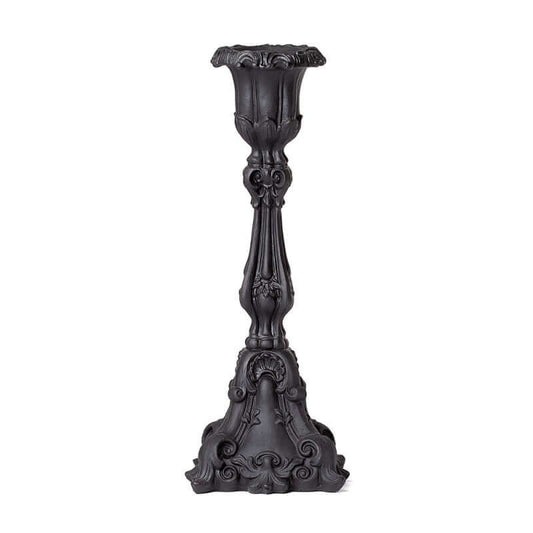 Alchemy Gothic Baroque Black Candle Holder