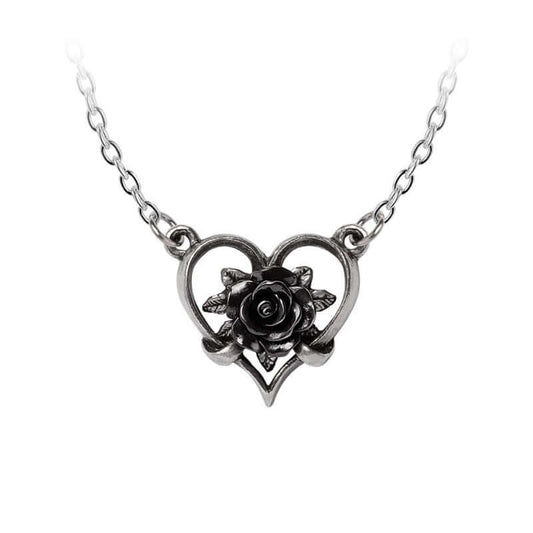 Alchemy Gothic Heart of Blackness Necklace