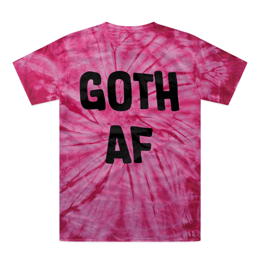 Goth AF Tonal Spider Tie-Dye T-Shirt