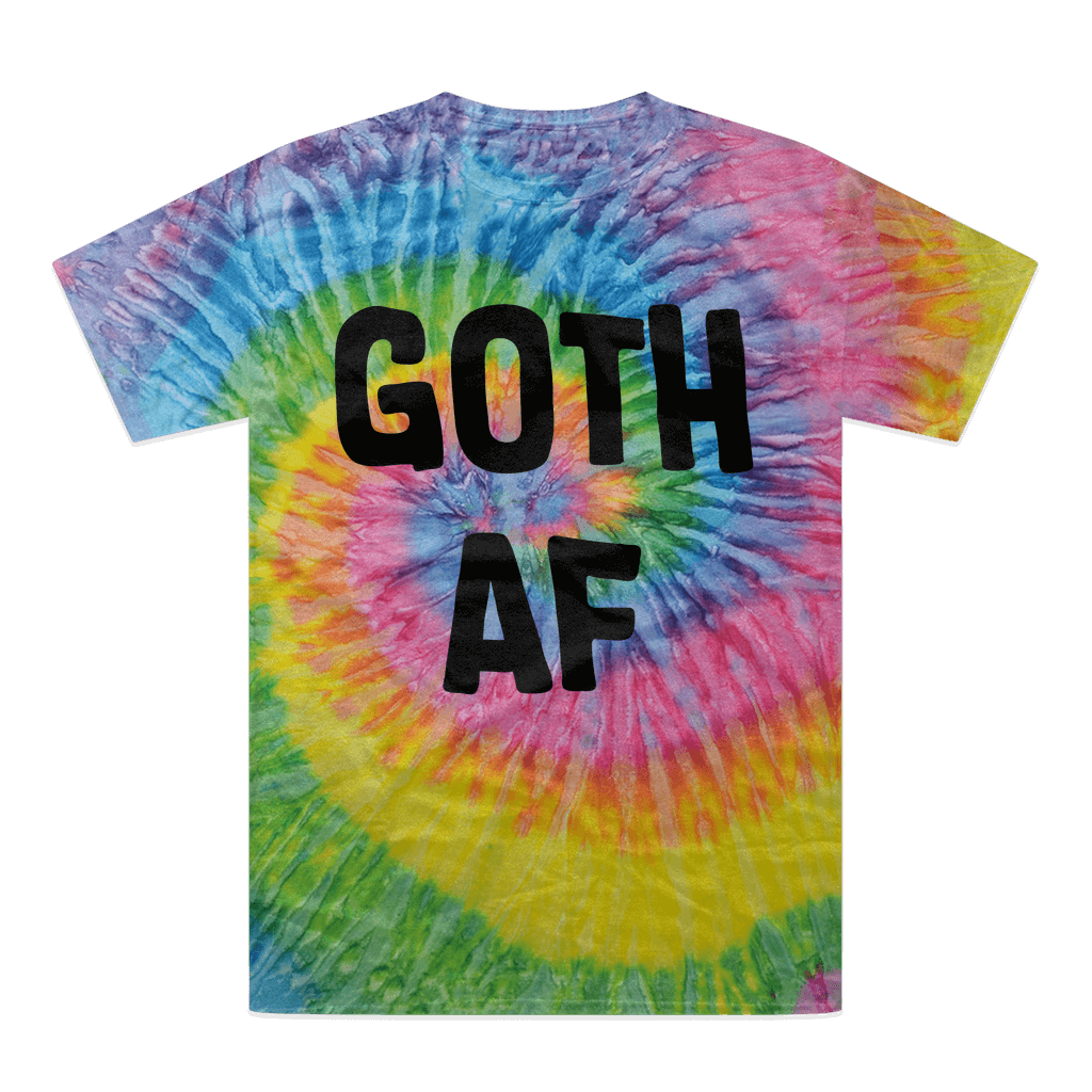 Goth AF Tie-Dye T-Shirt