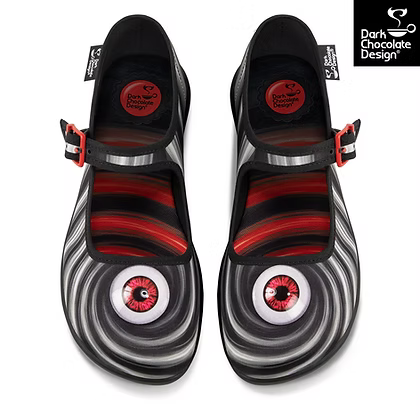 Chocolaticas® Abyss - Hypnotic Eye Mary Jane Flats