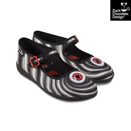 Chocolaticas® Abyss - Hypnotic Eye Mary Jane Flats