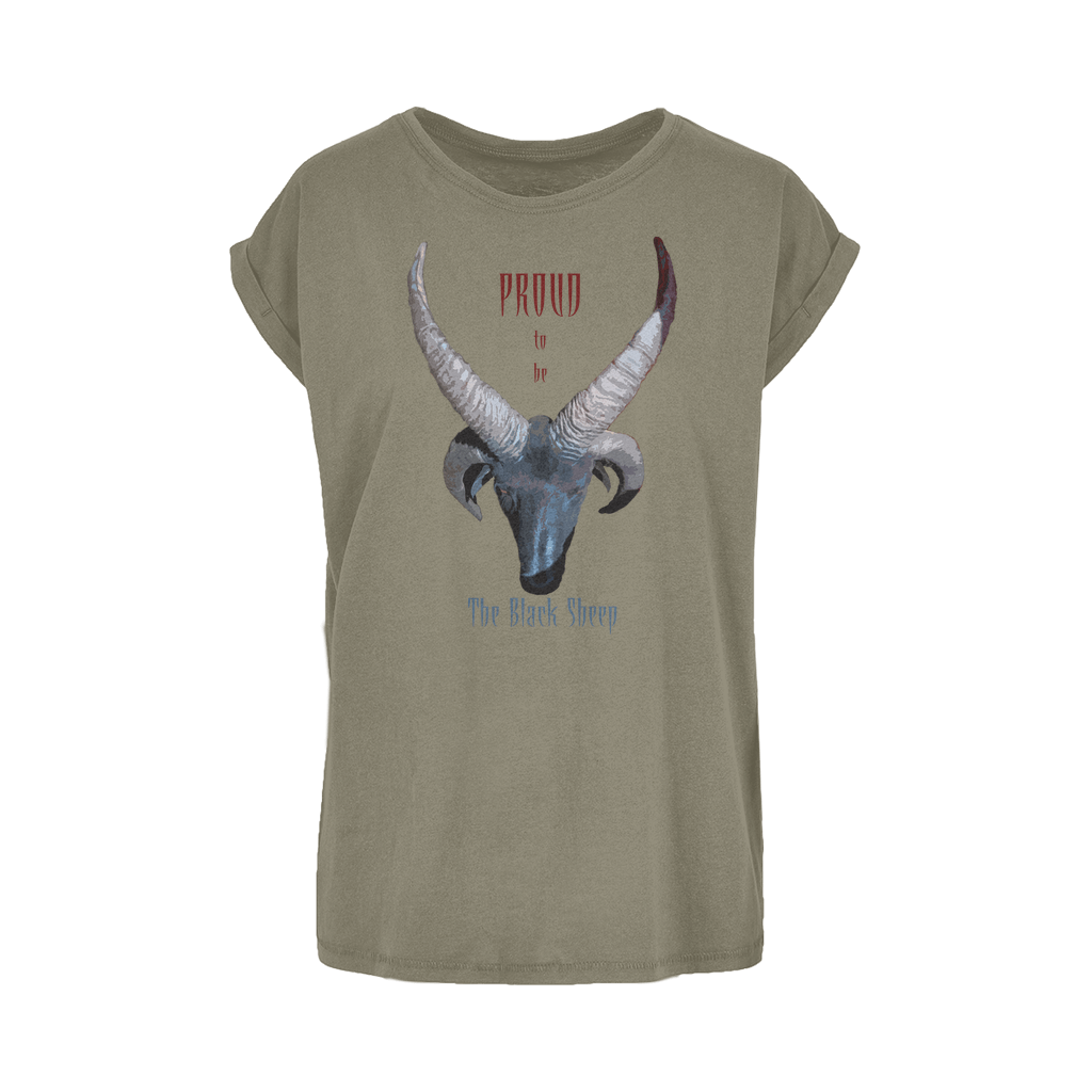 Proud to be The Black Sheep Women's Extended Shoulder T-Shirt XS-5XL