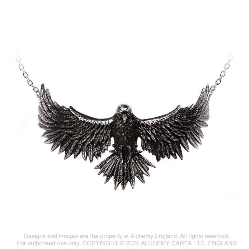 Alchemy Curse Of Coronis Pewter Pendant