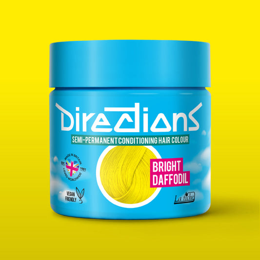 La Riche Directions Bright Daffodil Semi-Permanent Hair Dye - Vibrant True Yellow Vegan