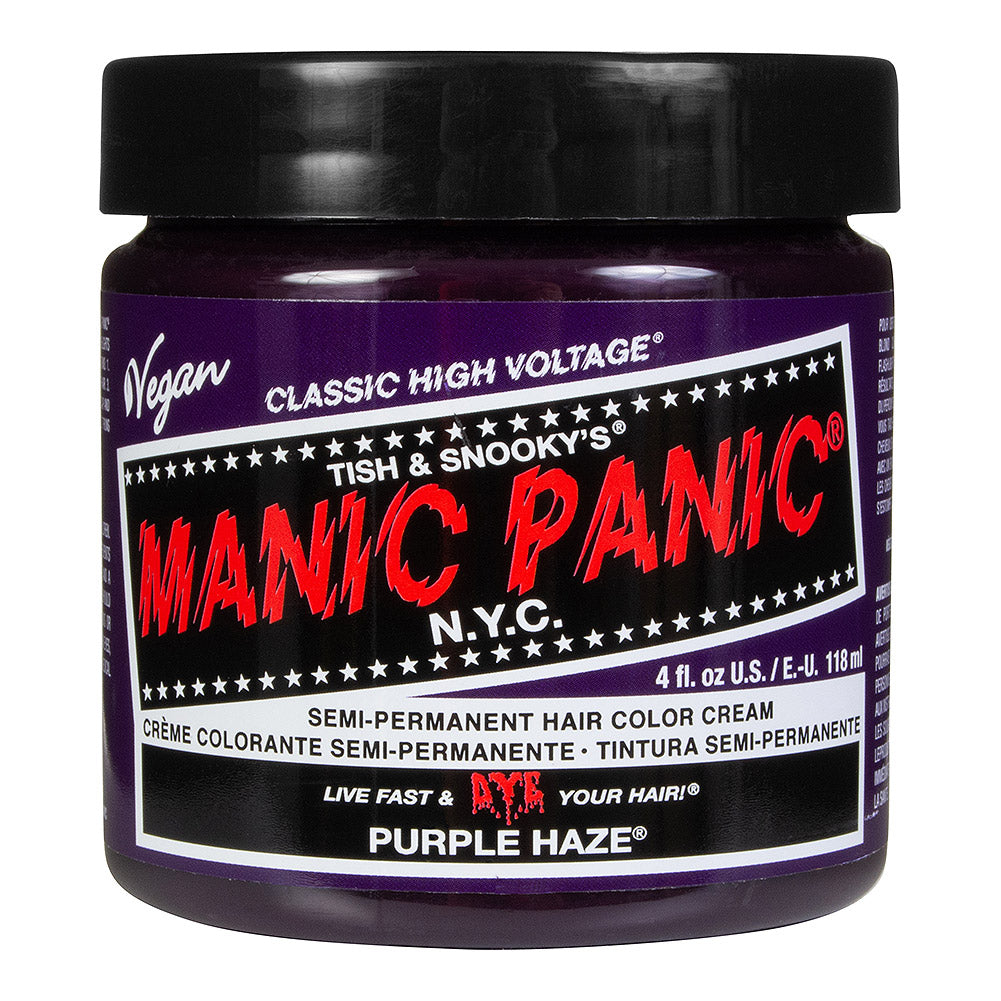 Manic Panic Purple Haze Semi-Permanent Hair Dye - Bright Mid Purple Vegan