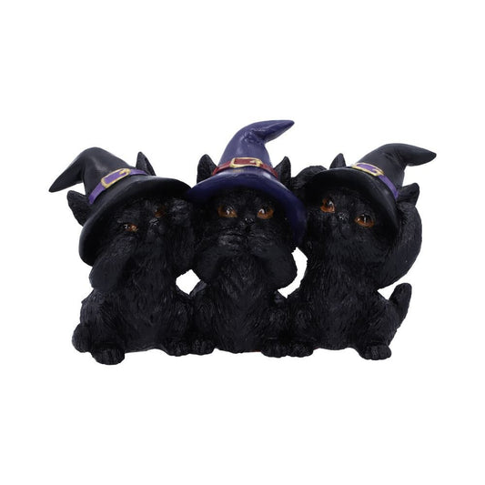Nemesis Now Three Wise Black Cats
