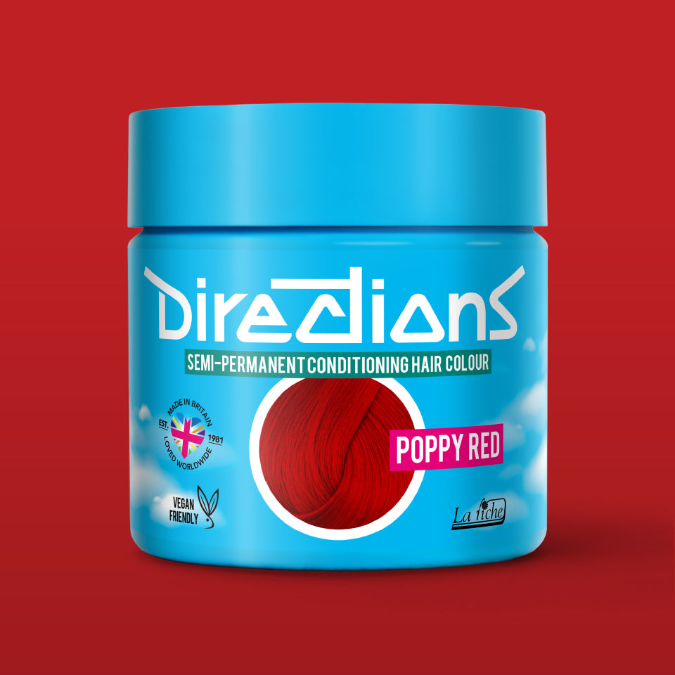 La Riche Directions Semi Permanent Hair Dye - Poppy Red
