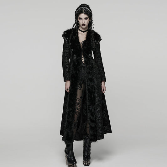 Punk Rave Goth Gorgeous Plush Coat