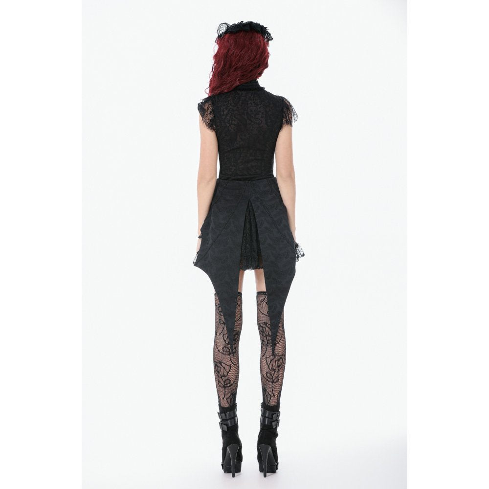 Dark in Love Thornspell Gothic Layered Lace Overskirt