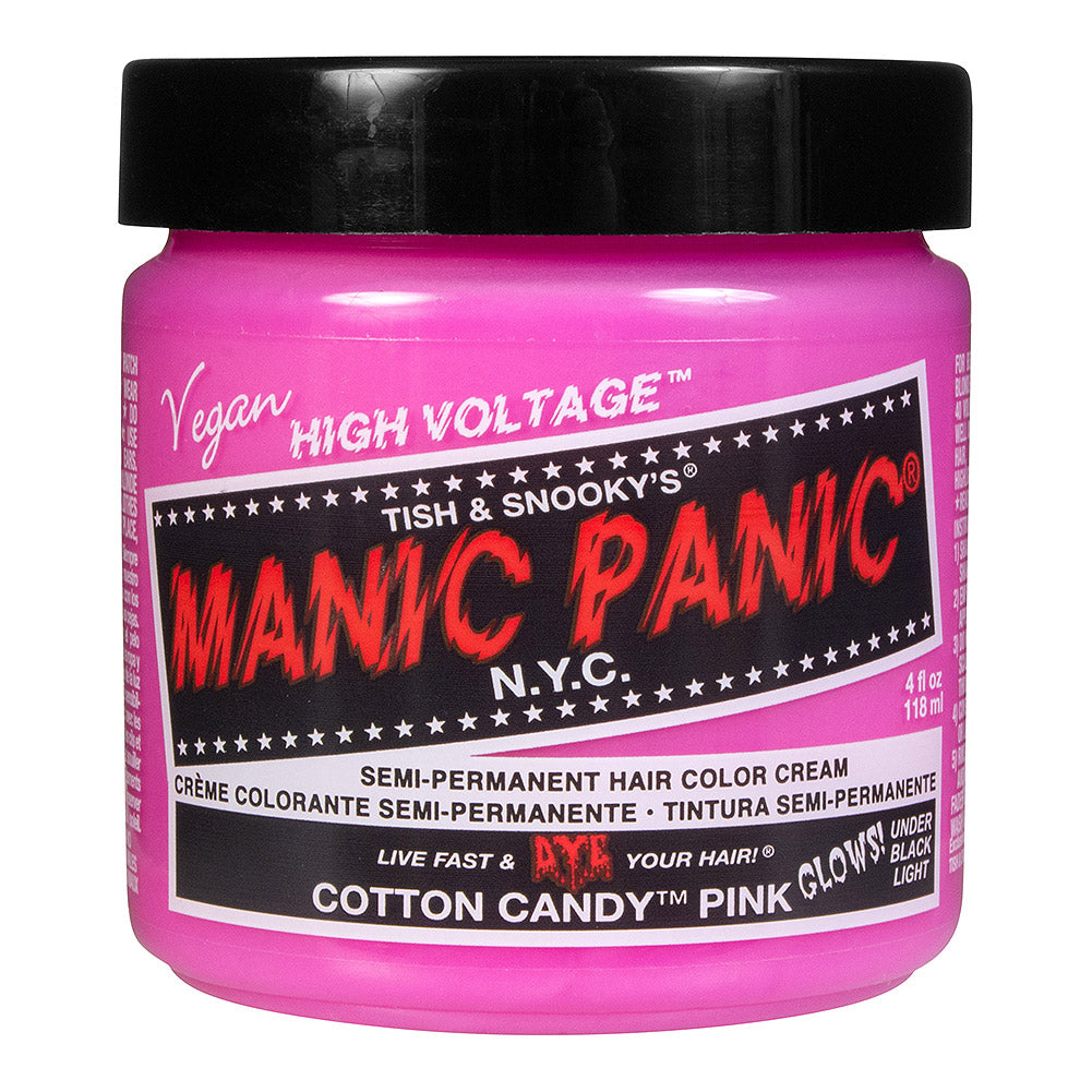 Manic Panic Cotton Candy Pink Semi-Permanent Hair Dye - Pastel Light Pink Vegan