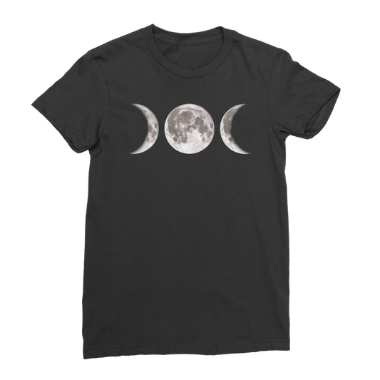Triple Goddess Classic T-Shirt | Unisex Cotton Moon Phase Tee